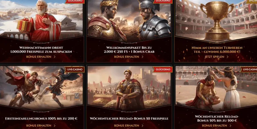 Legiano casino bonus